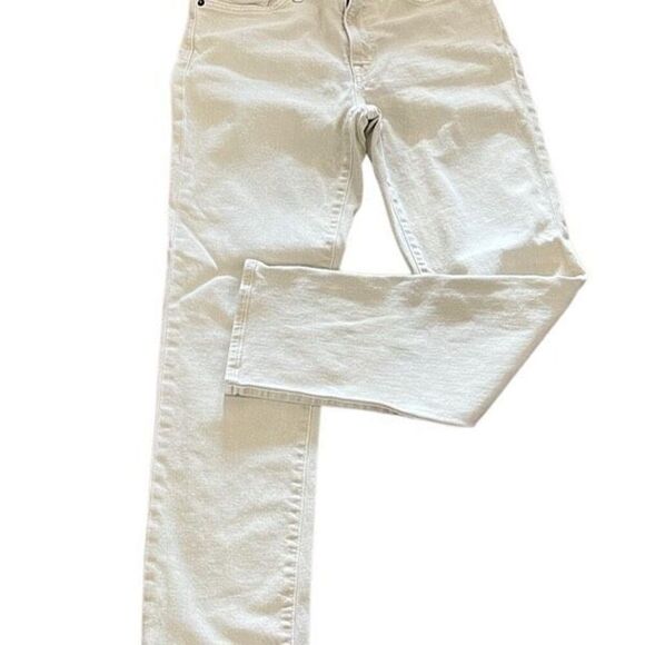 Ralph Lauren High Rise Tan Straight Leg Denim Jeans Size 2 - Picture 1 of 4